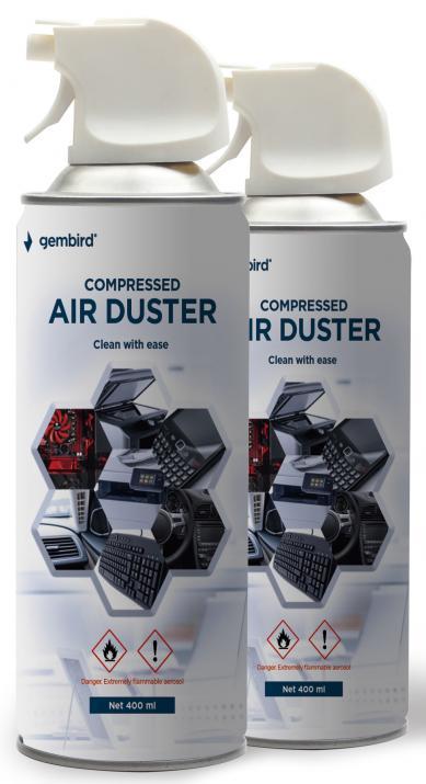 Спрей с въздух под налягане Gembird CK-CAD-FL400-01, 400ml
