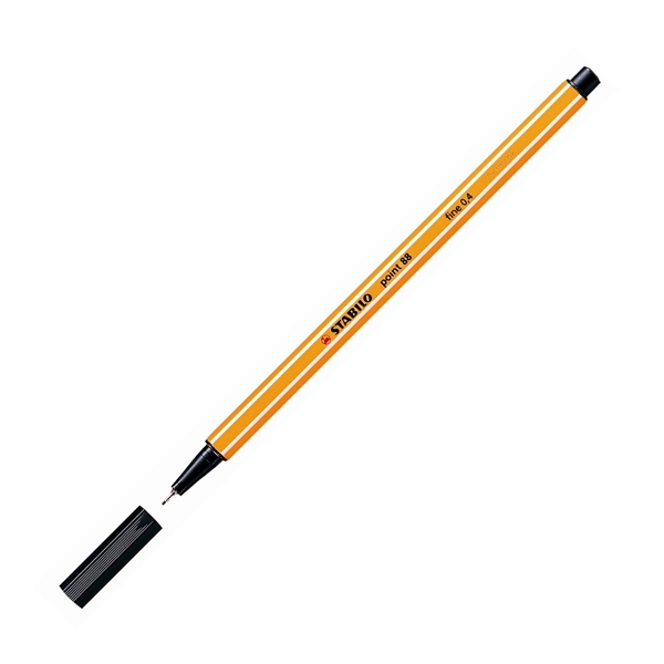 STABILO POINT 88 NO.46 BLACK (STB88/46BK)