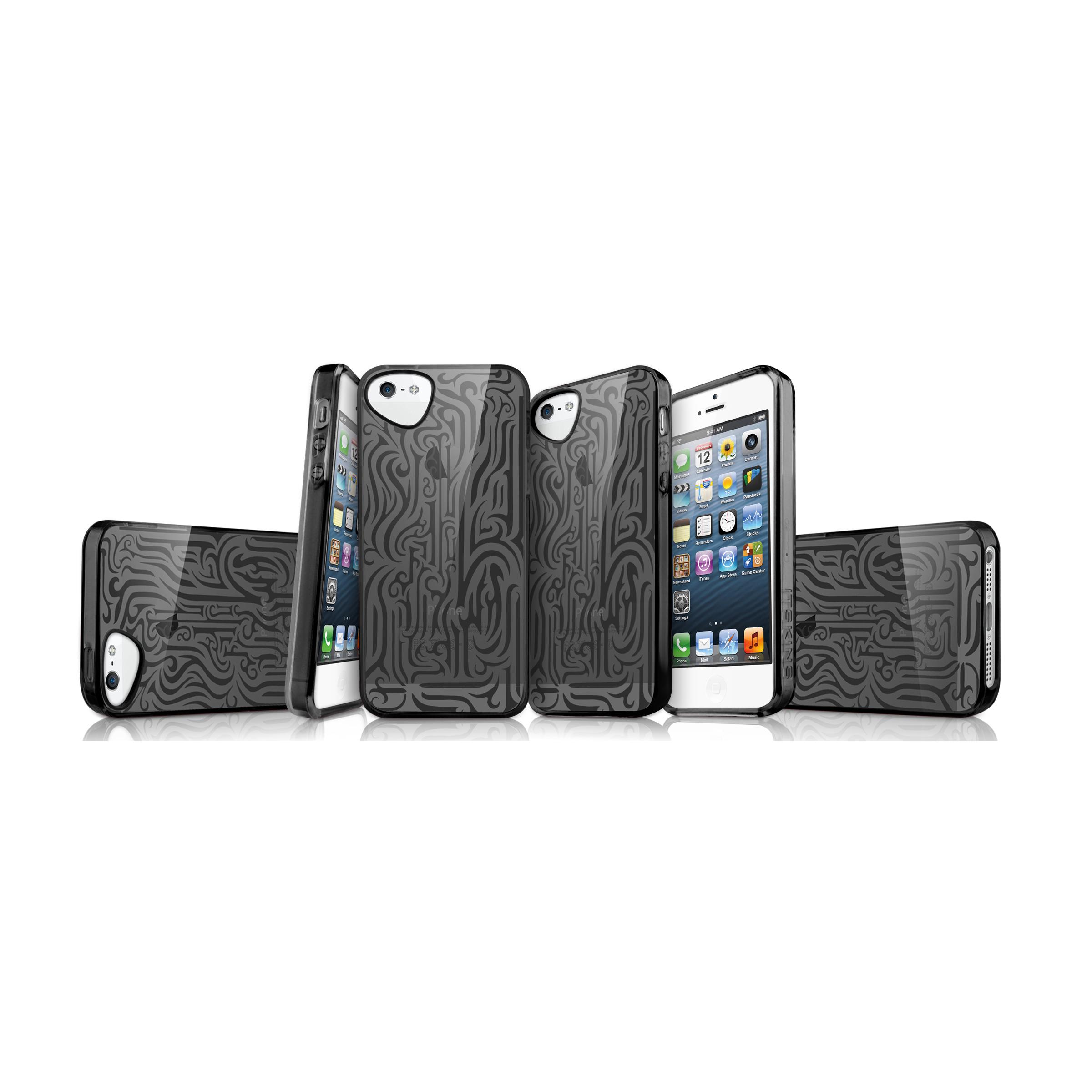 Термополиуретанов калъф за iPhone 5S, iPhone 5, iPhone SE - Itskins Ink Case (черен) | JAR Computers Термополиуретанов калъф за iPhone 5S, iPhone 5, iPhone SE - Itskins Ink Case (черен)