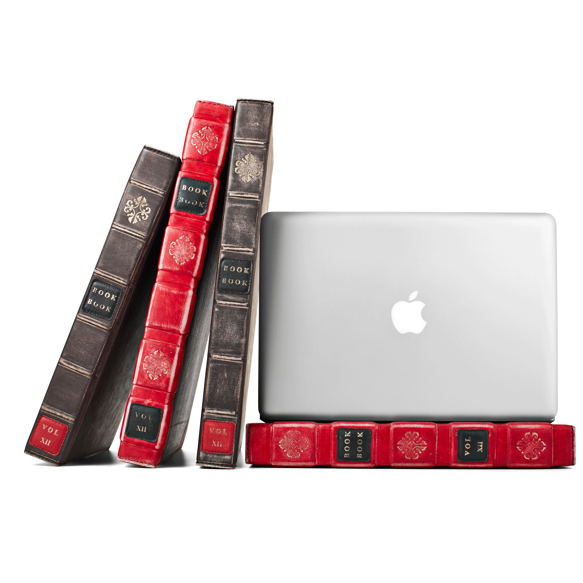 TwelveSouth BookBook - луксозен кожен калъф за MacBook Pro 15.4, Retina 15.4 инча (модели от 2010 до 2015) (кафяв)