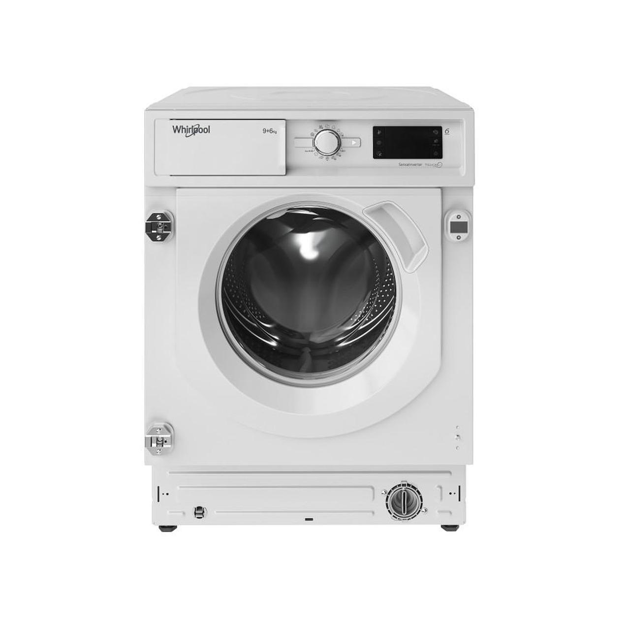 Вградена пералня със сушилня Whirlpool BI WDWG 961486 EU , 1400 об./мин., 9.00 kg, 6 kg, D , Бял , D