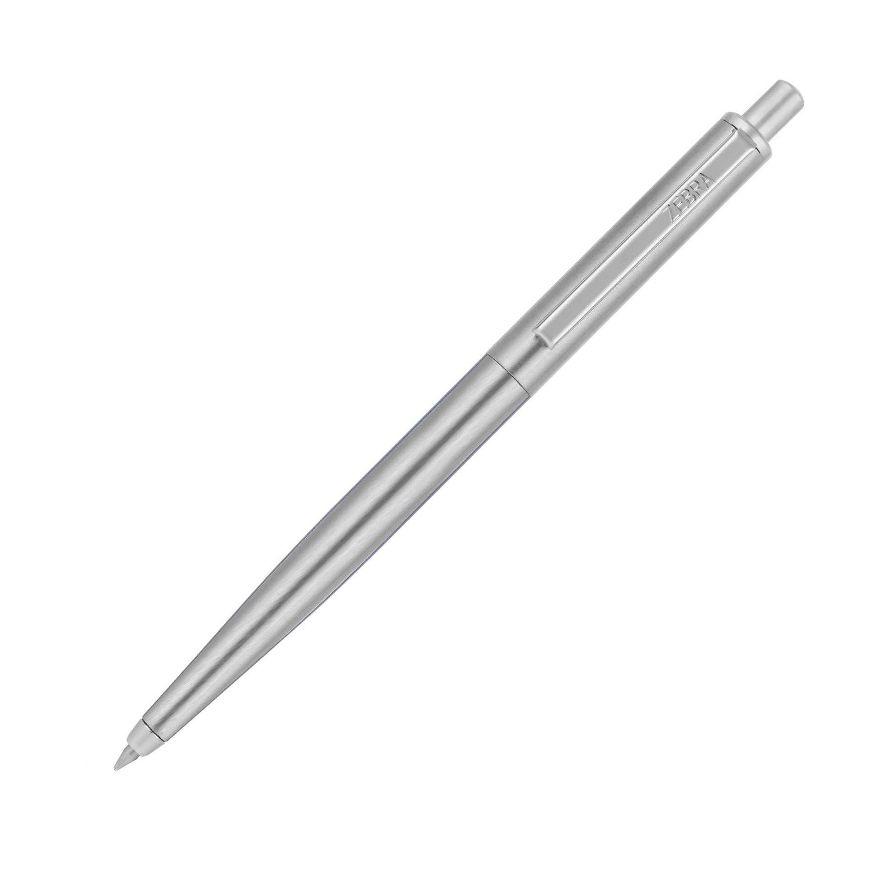 Zebra Химикалка 901, метална, в кутия, 1 mm, сребриста | JAR Computers Zebra Химикалка 901, метална, в кутия, 1 mm, сребриста
