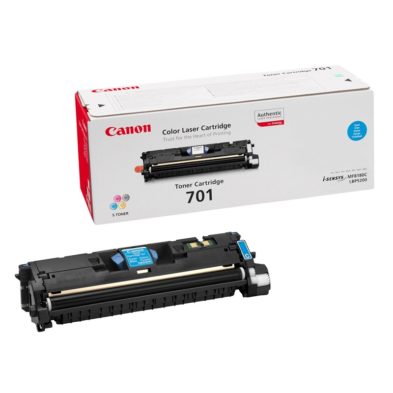 Canon Тонер EP-701, LBP5200, 4000 страници/5%, Cyan