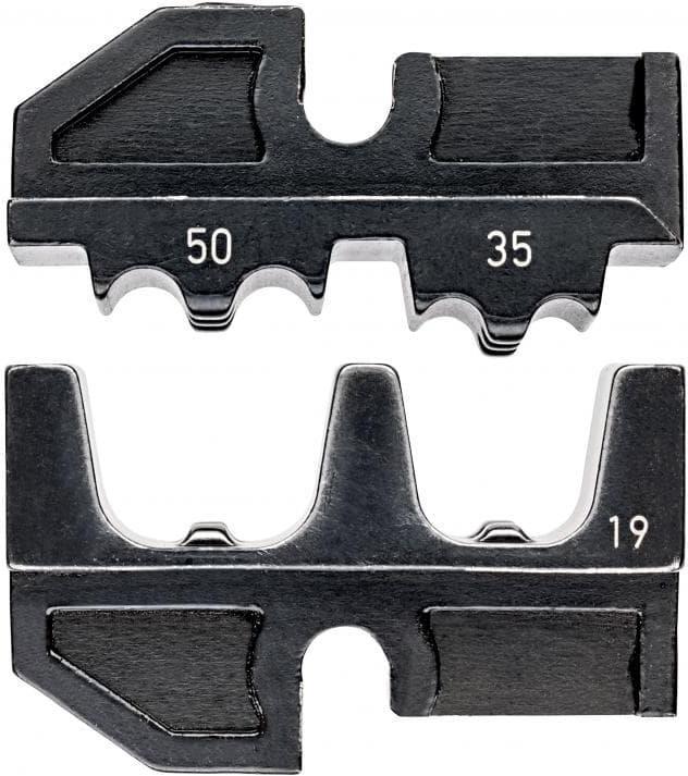 Челюсти CrimpSystem за кримпване на кабелни накрайници 35-50мм2, Knipex | JAR Computers Челюсти CrimpSystem за кримпване на кабелни накрайници 35-50мм2, Knipex