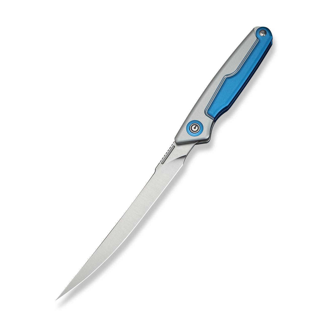 Джобен нож CIVIVI Shawka Silver/Blue Aluminum | JAR Computers Джобен нож CIVIVI Shawka Silver/Blue Aluminum