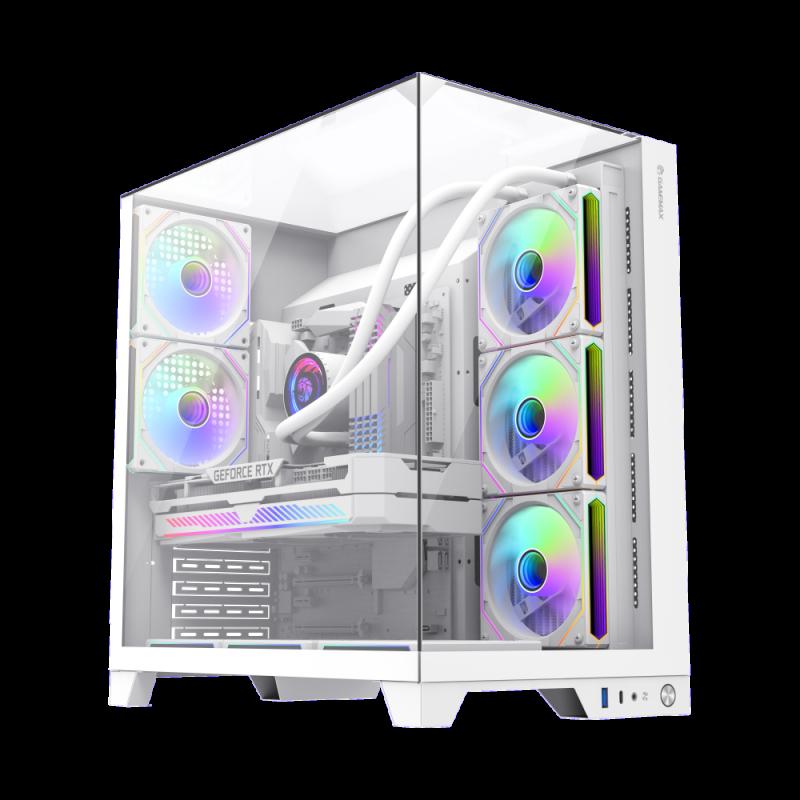 GameMax Computer Case Infinity Plus White, Mid-Tower Plus PC ATX Chassis, Great looking, | JAR Computers GameMax Computer Case Infinity Plus White, Mid-Tower Plus PC ATX Chassis, Great looking,