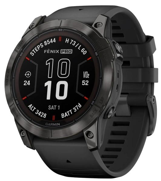 Garmin Fenix 7X Pro Solar GPS 51mm carbon grey | JAR Computers Garmin Fenix 7X Pro Solar GPS 51mm carbon grey