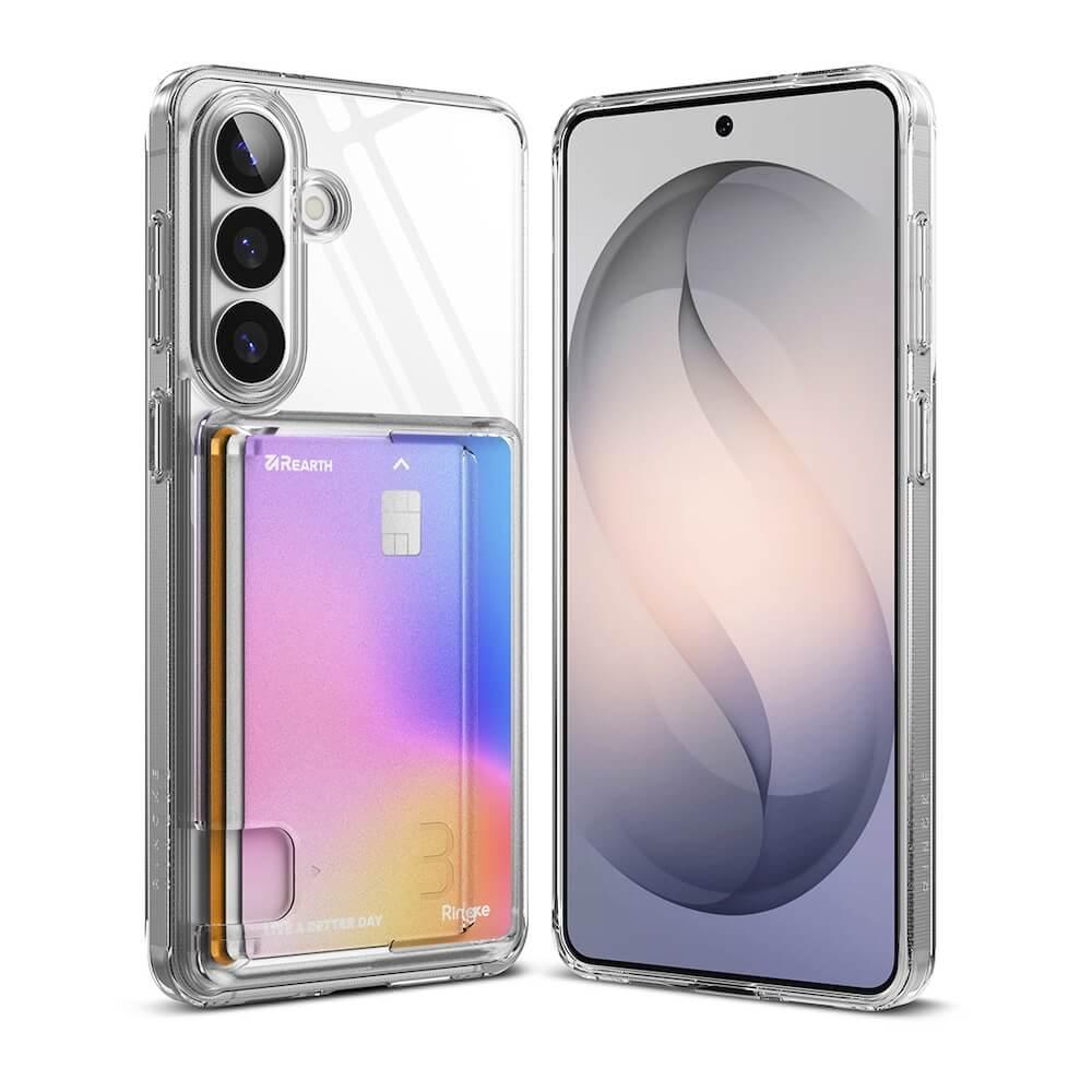 Хибриден удароустойчив кейс с джоб за кредитна карта за Samsung Galaxy S26 - Ringke Fusion Card Case (прозрачен) | JAR Computers Хибриден удароустойчив кейс с джоб за кредитна карта за Samsung Galaxy S26 - Ringke Fusion Card Case (прозрачен)
