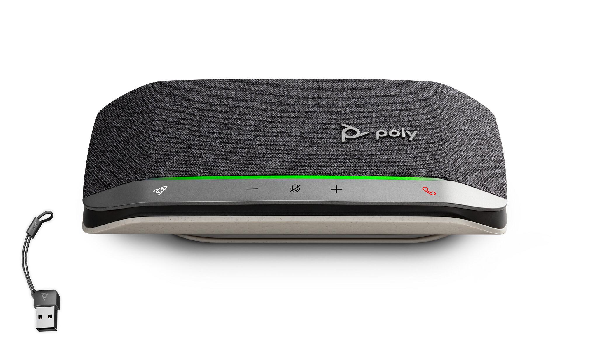 HP Poly Sync 20 Speakerphone USB-C/A Adapter | JAR Computers HP Poly Sync 20 Speakerphone USB-C/A Adapter
