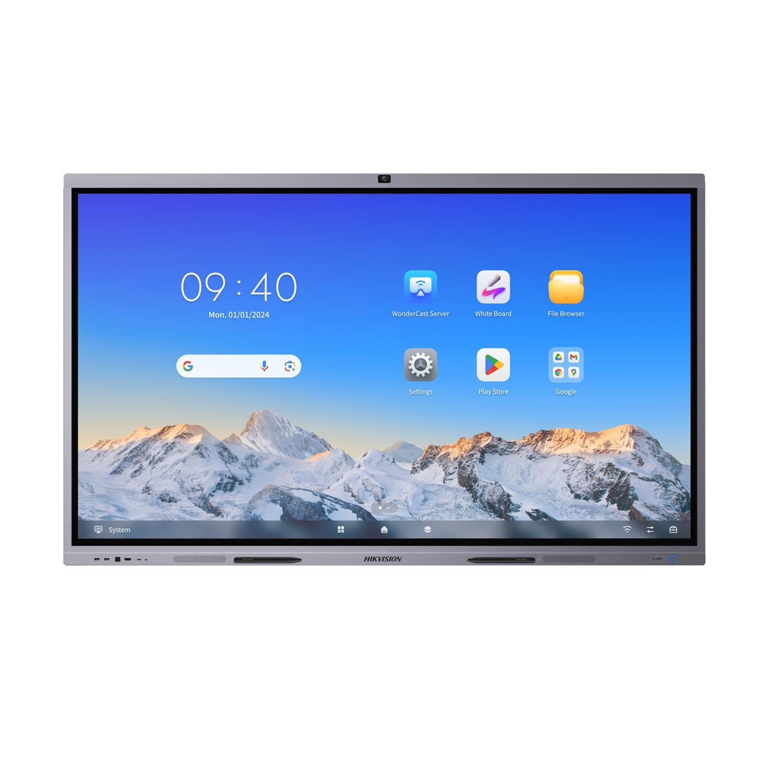 Интерактивен дисплей Hikvision DS-D5C75RB/B, 75'', NFC, EDLA, с камера, DLED, 400 cd/m2, 60 Hz | JAR Computers Интерактивен дисплей Hikvision DS-D5C75RB/B, 75'', NFC, EDLA, с камера, DLED, 400 cd/m2, 60 Hz