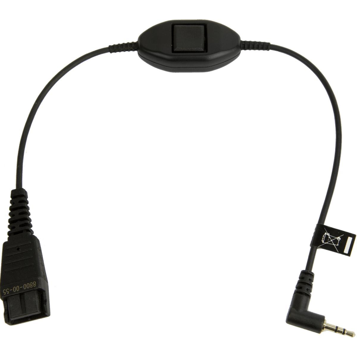Jabra 8800-00-55 audio cable 0.3 m QD 2.5mm jack Black | JAR Computers Jabra 8800-00-55 audio cable 0.3 m QD 2.5mm jack Black