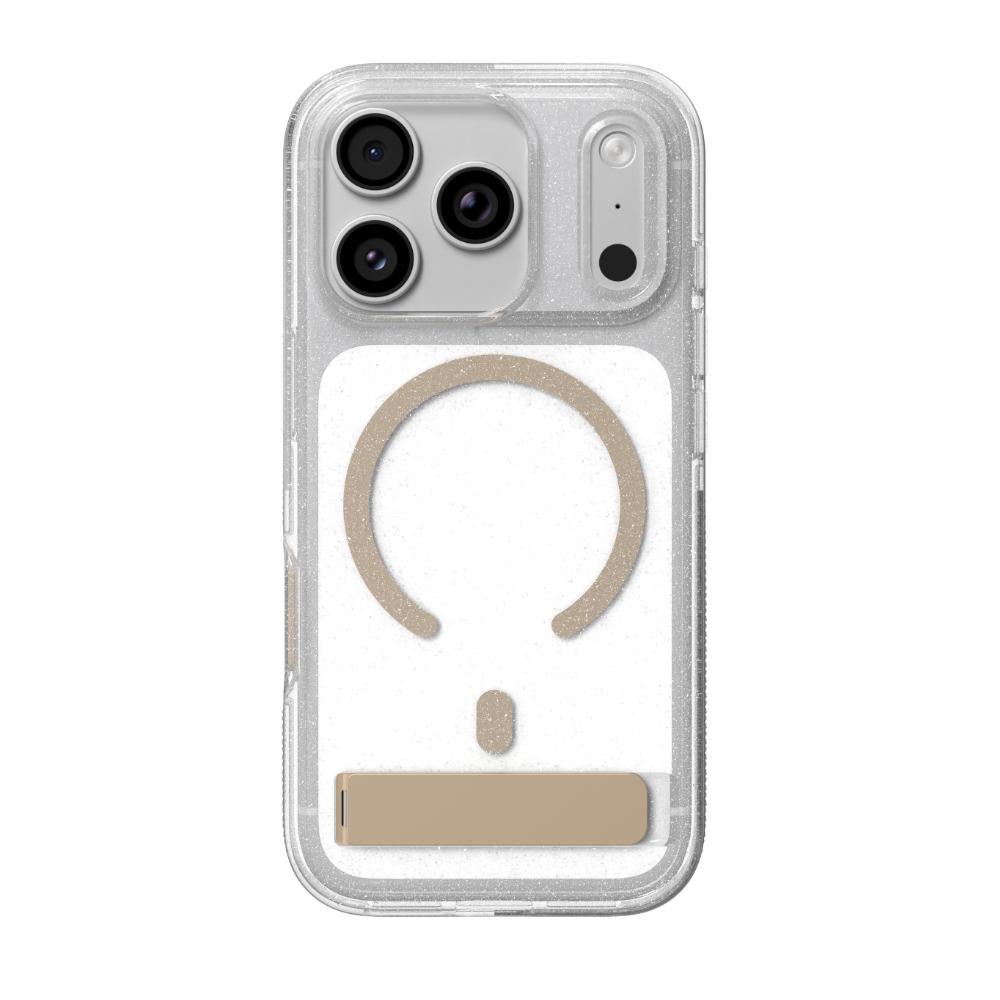 Калъф ZAGG Cases Milan Snap Kickstand CamButton iPhone 18 Pro/17 Pro - GlitterGold | JAR Computers Калъф ZAGG Cases Milan Snap Kickstand CamButton iPhone 18 Pro/17 Pro - GlitterGold