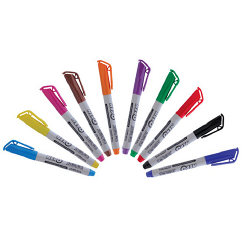 Маркер перм. FO-PM02 Pen объл 10 цвята