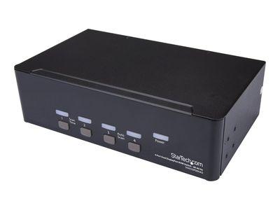 Мрежов комутатор DisplayPort KVM - 4 port - 4K 60Hz - Dual Monitor KVM - DisplayPort Switch - KVM DisplayPort - Desktop KVM Switch (SV431DPDDUA2) - KVM /