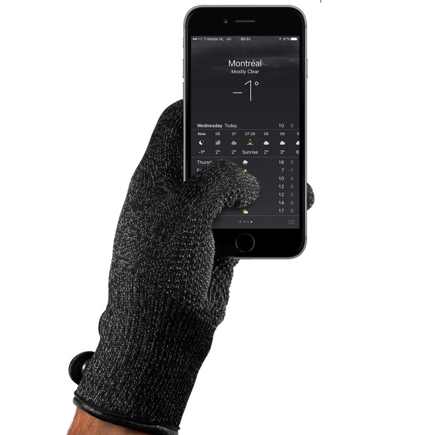 Качествени зимни ръкавици за тъч екрани - Mujjo Single Layered Touchscreen Gloves Size L (черен) | JAR Computers Качествени зимни ръкавици за тъч екрани - Mujjo Single Layered Touchscreen Gloves Size L (черен)