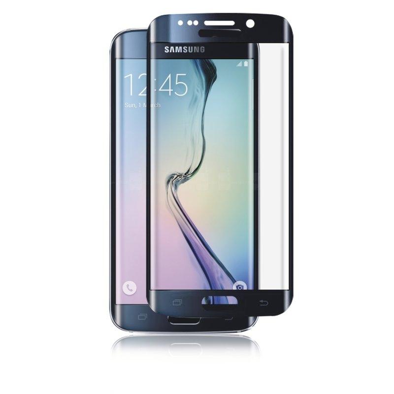 Обхващащо и ръбовете стъклено защитно покритие за дисплея на Samsung Galaxy S6 Edge Plus - Panzer Full-Fit Curved Tempered Glass Protector (черен) | JAR Computers Обхващащо и ръбовете стъклено защитно покритие за дисплея на Samsung Galaxy S6 Edge Plus - Panzer Full-Fit Curved Tempered Glass Protector (черен)
