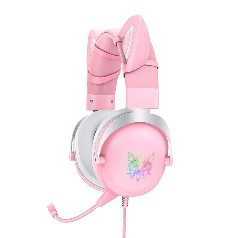 Onikuma X11 Gaming Headphones - USB гейминг слушалки с микрофон за PC (розов) | JAR Computers Onikuma X11 Gaming Headphones - USB гейминг слушалки с микрофон за PC (розов)