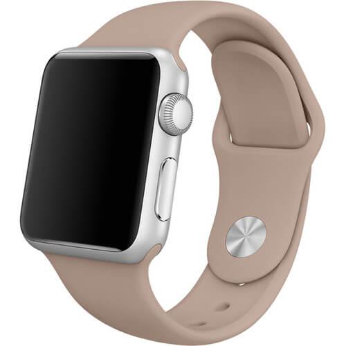 Оригинална силиконова каишка за Apple Watch 38мм, 40мм, 41мм, 42мм (2024) - Apple Sport Band S/M & M/L (retail) (кафяв) | JAR Computers Оригинална силиконова каишка за Apple Watch 38мм, 40мм, 41мм, 42мм (2024) - Apple Sport Band S/M & M/L (retail) (кафяв)