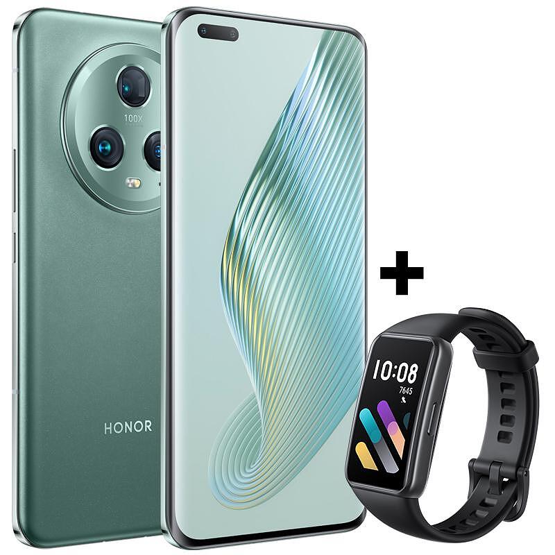 Смартфон Honor MAGIC5 PRO 512/12 MEАDOW GREEN+Honor BAND7 BLACK , 12 GB, 512 GB