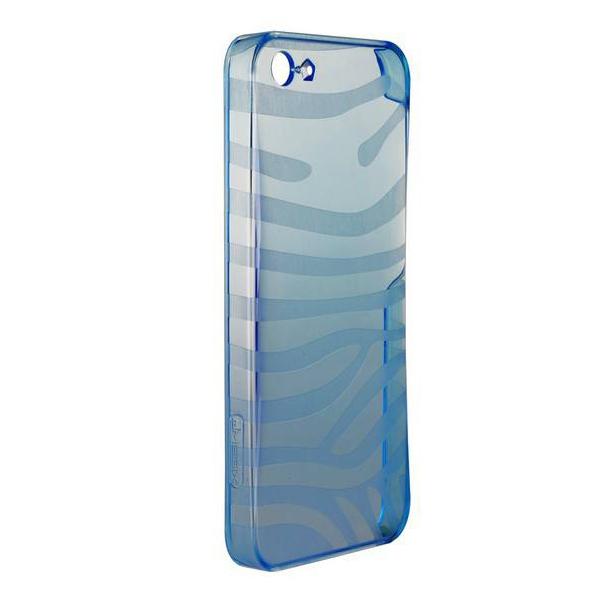 Тънък поликарбонатов кейс за iPhone 5, iPhone 5S, iPhone SE - Megix Moon Case (син-прозрачен) | JAR Computers Тънък поликарбонатов кейс за iPhone 5, iPhone 5S, iPhone SE - Megix Moon Case (син-прозрачен)