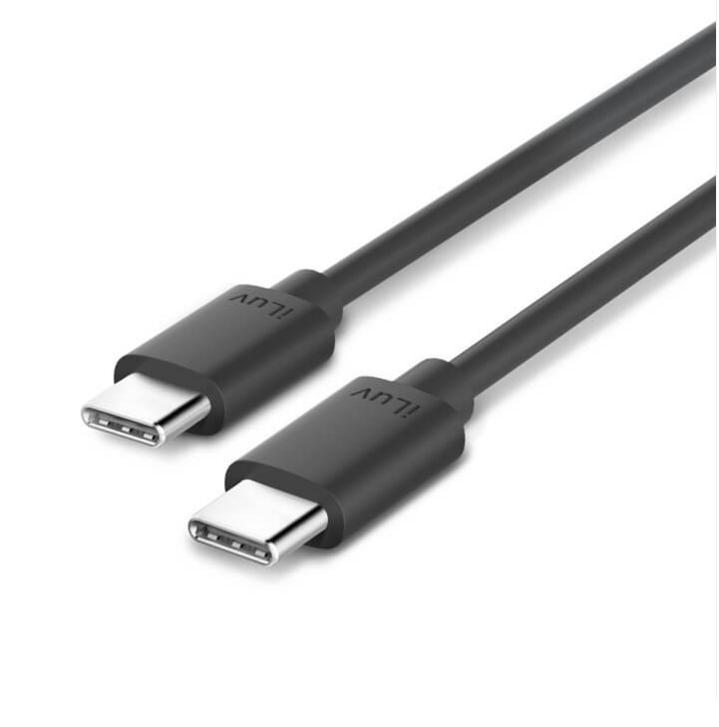 USB-C кабел за MacBook и устройства с USB-C порт (180 cm) - iLuv USB-C to USB-C Cable (черен) | JAR Computers USB-C кабел за MacBook и устройства с USB-C порт (180 cm) - iLuv USB-C to USB-C Cable (черен)