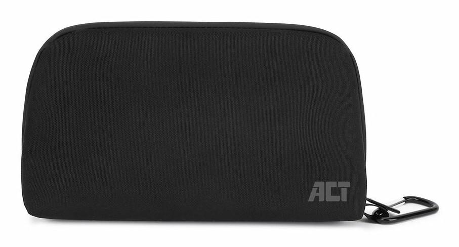 ACT AC8501 дамска чанта и чанта през рамо Рециклиран полиетилен терефталат (rPET) Черен Унисекс Чанта за аксесоари | JAR Computers ACT AC8501 дамска чанта и чанта през рамо Рециклиран полиетилен терефталат (rPET) Черен Унисекс Чанта за аксесоари