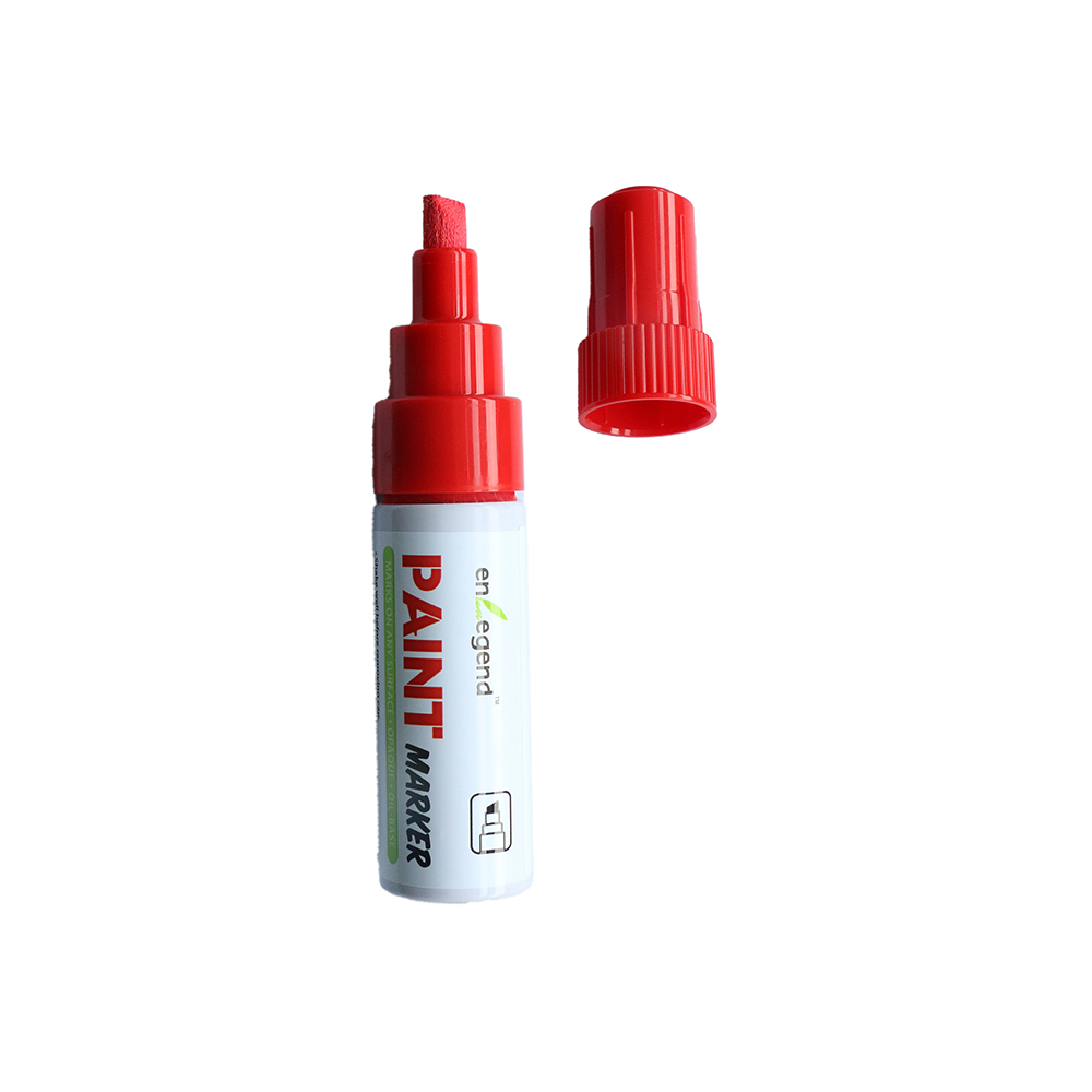 Enlegend Oil Marker 8.0mm Short Red (ENL-PT280S-RD) (ENLPT280SRD)