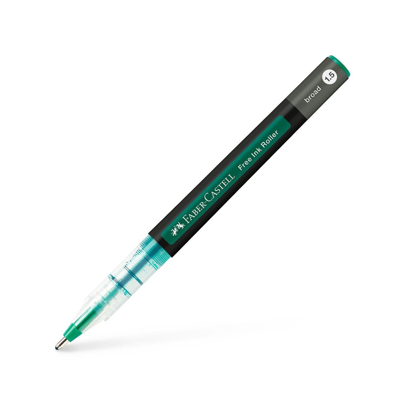 Faber-Castell Ролер Free Ink, 1.5 mm, зелен
