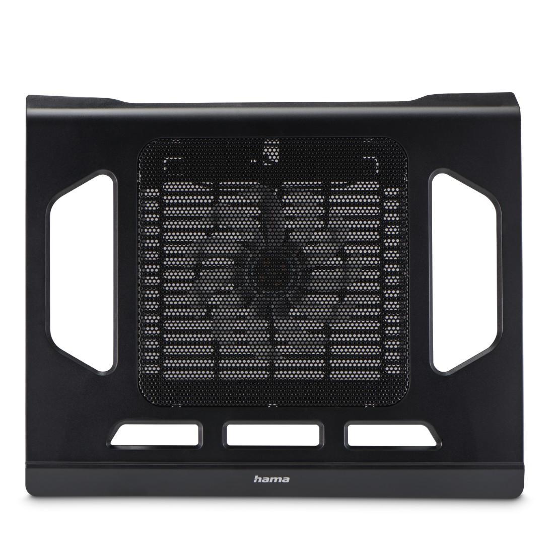 Hama охлаждаща поставка за лаптоп Black Edition с вентилатор, USB