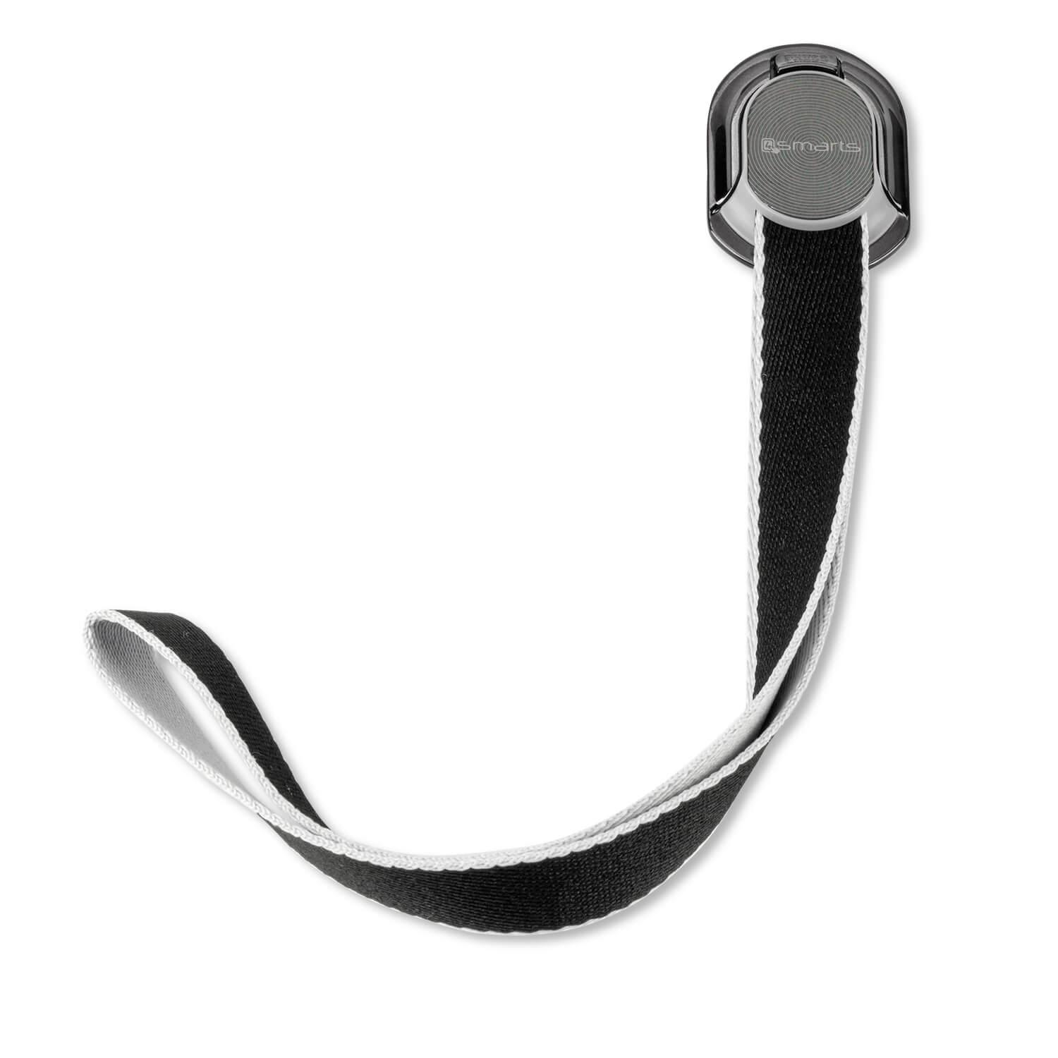 Каишка за китката против изпускане на вашия смартфон - 4smarts Loop-Guard Wrist Strap (черен-сребрист) | JAR Computers Каишка за китката против изпускане на вашия смартфон - 4smarts Loop-Guard Wrist Strap (черен-сребрист)