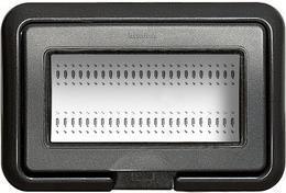 Лицева рамка + носеща IP55 4 мод. цвят Антрацит LL Bticino | JAR Computers Лицева рамка + носеща IP55 4 мод. цвят Антрацит LL Bticino