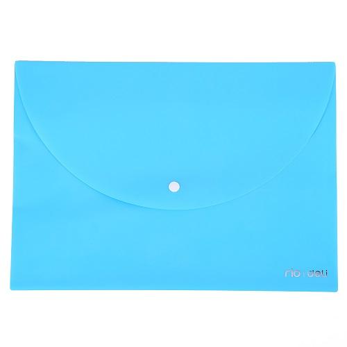 Папка с копче Deli Rio E38131, A4, PP 180 mic, мат, синя | JAR Computers Папка с копче Deli Rio E38131, A4, PP 180 mic, мат, синя