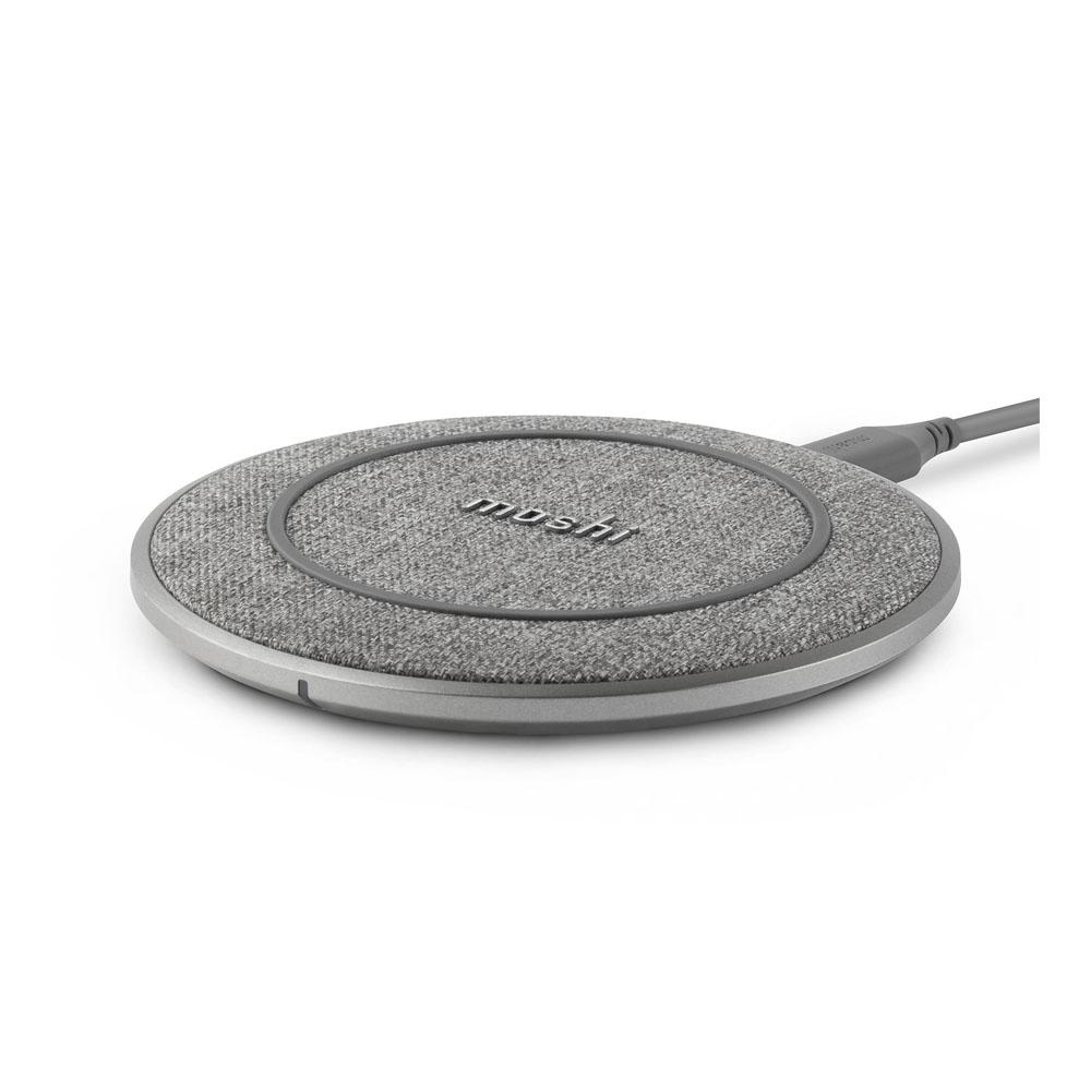 Поставка (пад) за безжично зареждане за Qi съвместими устройства - Moshi Otto Q Wireless 10W Charging pad (сив) | JAR Computers Поставка (пад) за безжично зареждане за Qi съвместими устройства - Moshi Otto Q Wireless 10W Charging pad (сив)