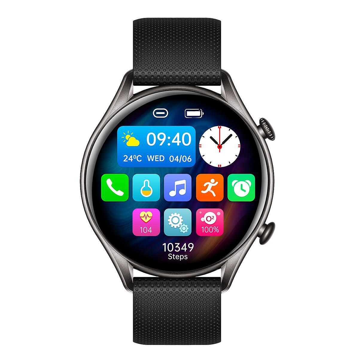 Смарт часовник myPhone Watch EL черен