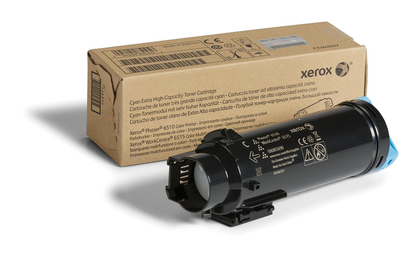 Тонер касета за Xerox Phaser 6510 Series/WC6515 Series - Toner - 106R03690 - Cyan - XXL - PN 106R03690 | JAR Computers Тонер касета за Xerox Phaser 6510 Series/WC6515 Series - Toner - 106R03690 - Cyan - XXL - PN 106R03690