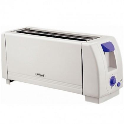 Тостер за хляб Rosberg R51440C, 1300W, За 4 филийки, 7 степени на изпичане, Бял