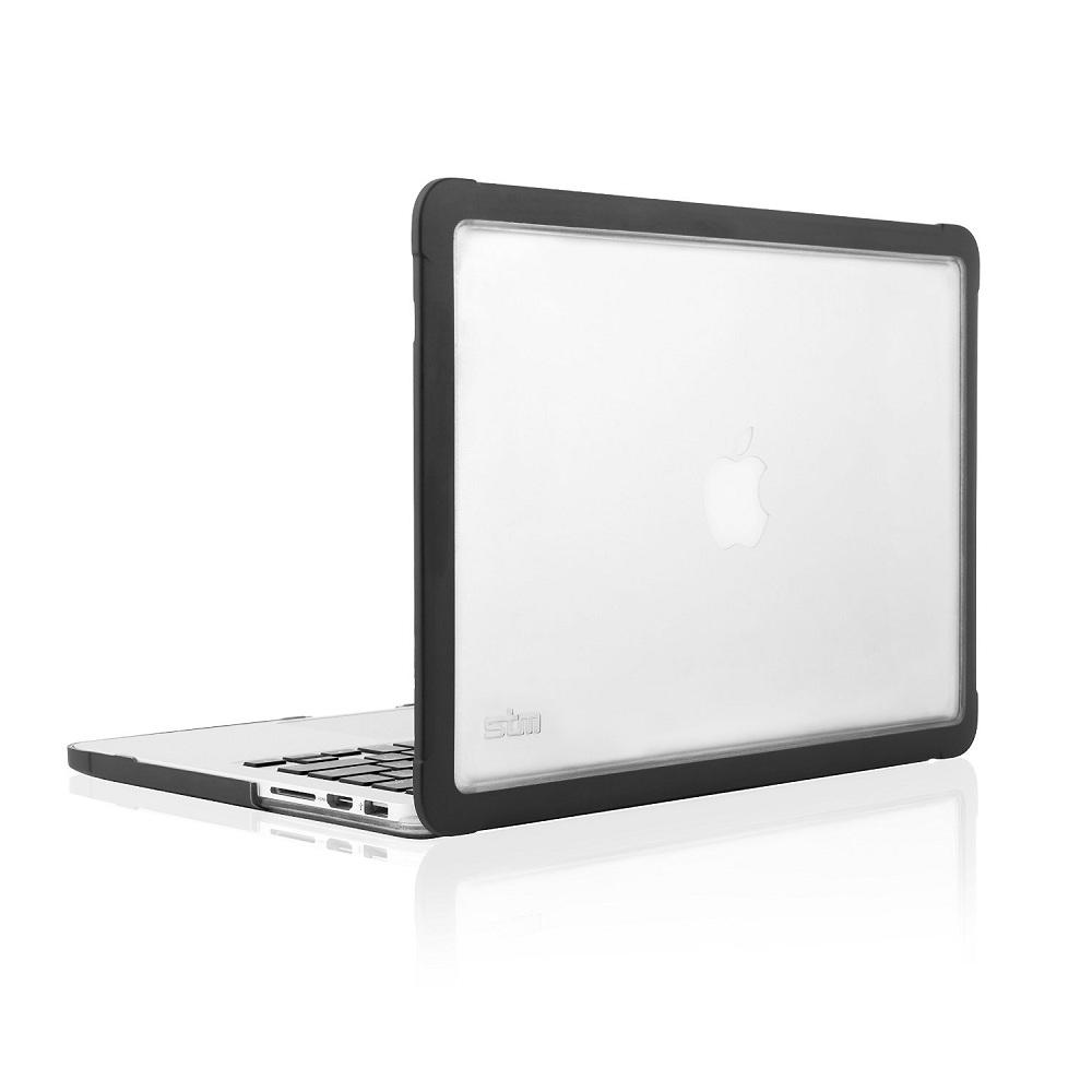 Удароустойчив хибриден кейс за Apple MacBook Pro Retina 15 - STM Dux Rugged Case (черен-прозрачен) | JAR Computers Удароустойчив хибриден кейс за Apple MacBook Pro Retina 15 - STM Dux Rugged Case (черен-прозрачен)