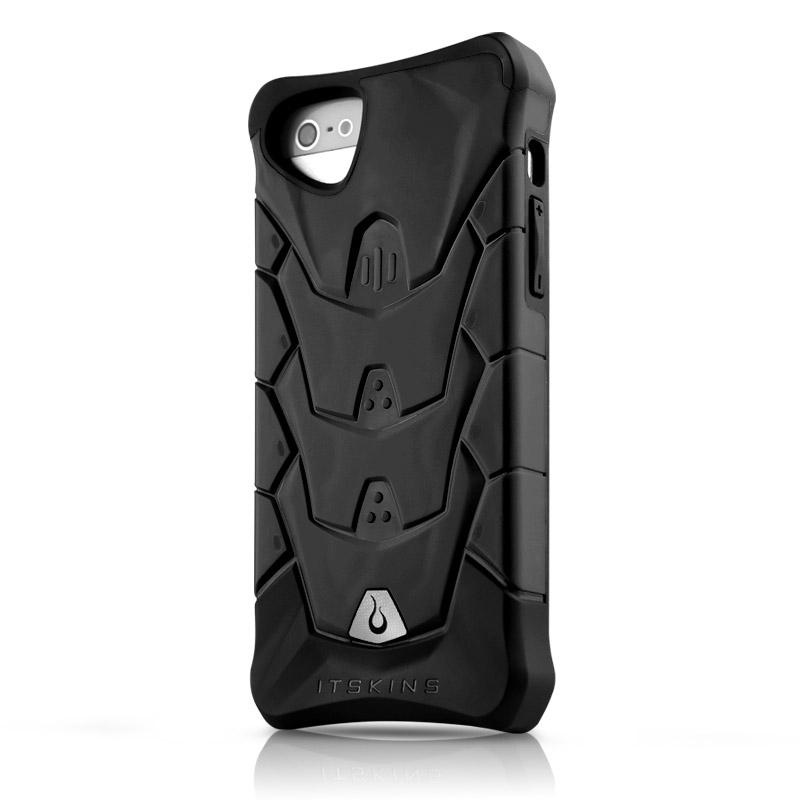 Удароустойчив хибриден кейс за iPhone 5, iPhone 5S, iPhone SE - Itskins Inferno Case (черен) | JAR Computers Удароустойчив хибриден кейс за iPhone 5, iPhone 5S, iPhone SE - Itskins Inferno Case (черен)