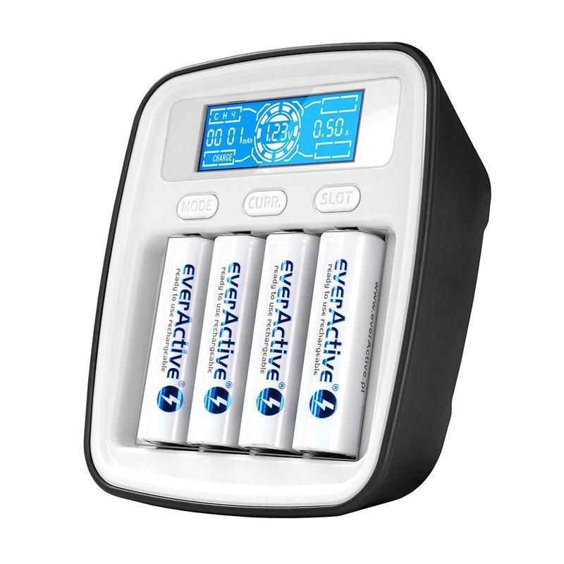 Зарядно у-во NIMH R6,03 AA/AAA  с микропроцесор NC1000M  EVERACTIVE | JAR Computers Зарядно у-во NIMH R6,03 AA/AAA  с микропроцесор NC1000M  EVERACTIVE