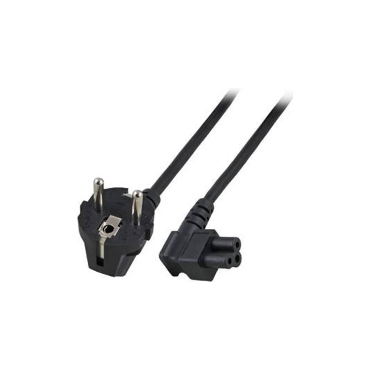 ACT AK5005 захранващ кабел Schuko CEE 7/7 към IEC C5, 1.8 m, черен | JAR Computers ACT AK5005 захранващ кабел Schuko CEE 7/7 към IEC C5, 1.8 m, черен