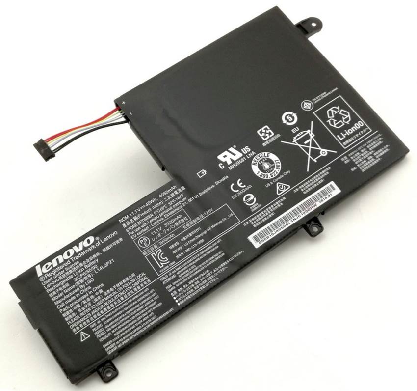 Батерия ОРИГИНАЛНА Lenovo Edge 2 1580 Yoga 500 FLEX 3 L14M3P21 3кл ремаркетирана