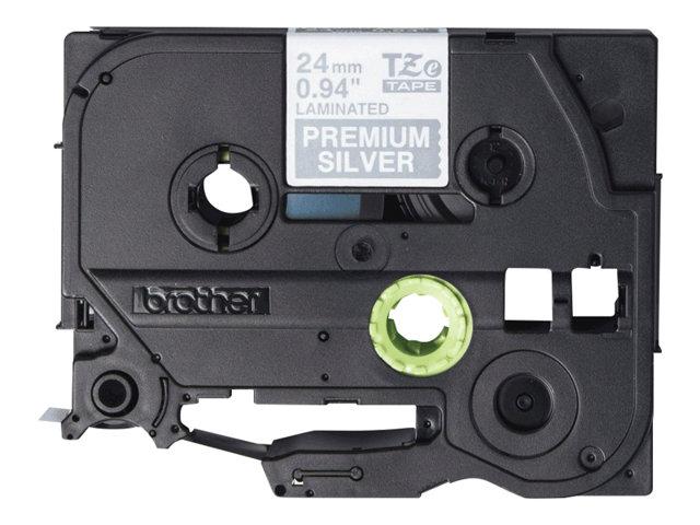 BROTHER TZEPR955 Tape cassettes 24 mm bandwidth Premium silber White