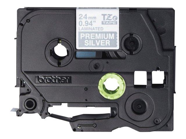 BROTHER TZEPR955 Tape cassettes 24 mm bandwidth Premium silber White