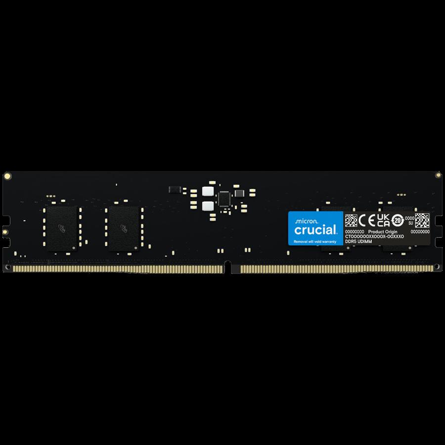 Crucial 32GB DDR5-5600 UDIMM CL46 (16Gbit) Tray - CT32G56C46U5T | JAR Computers Crucial 32GB DDR5-5600 UDIMM CL46 (16Gbit) Tray - CT32G56C46U5T