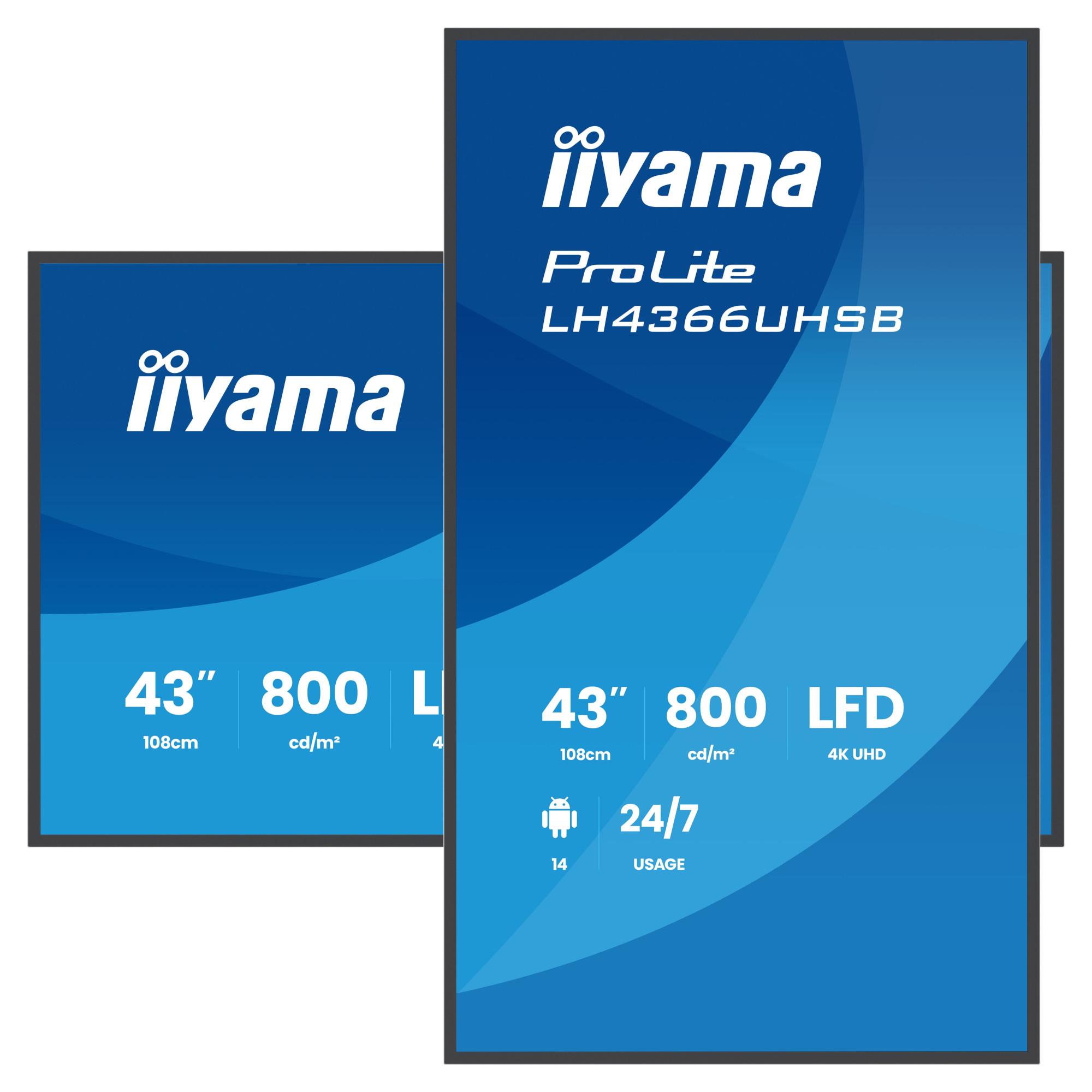 Дисплей IIYAMA LH4366UHSB-B1AG