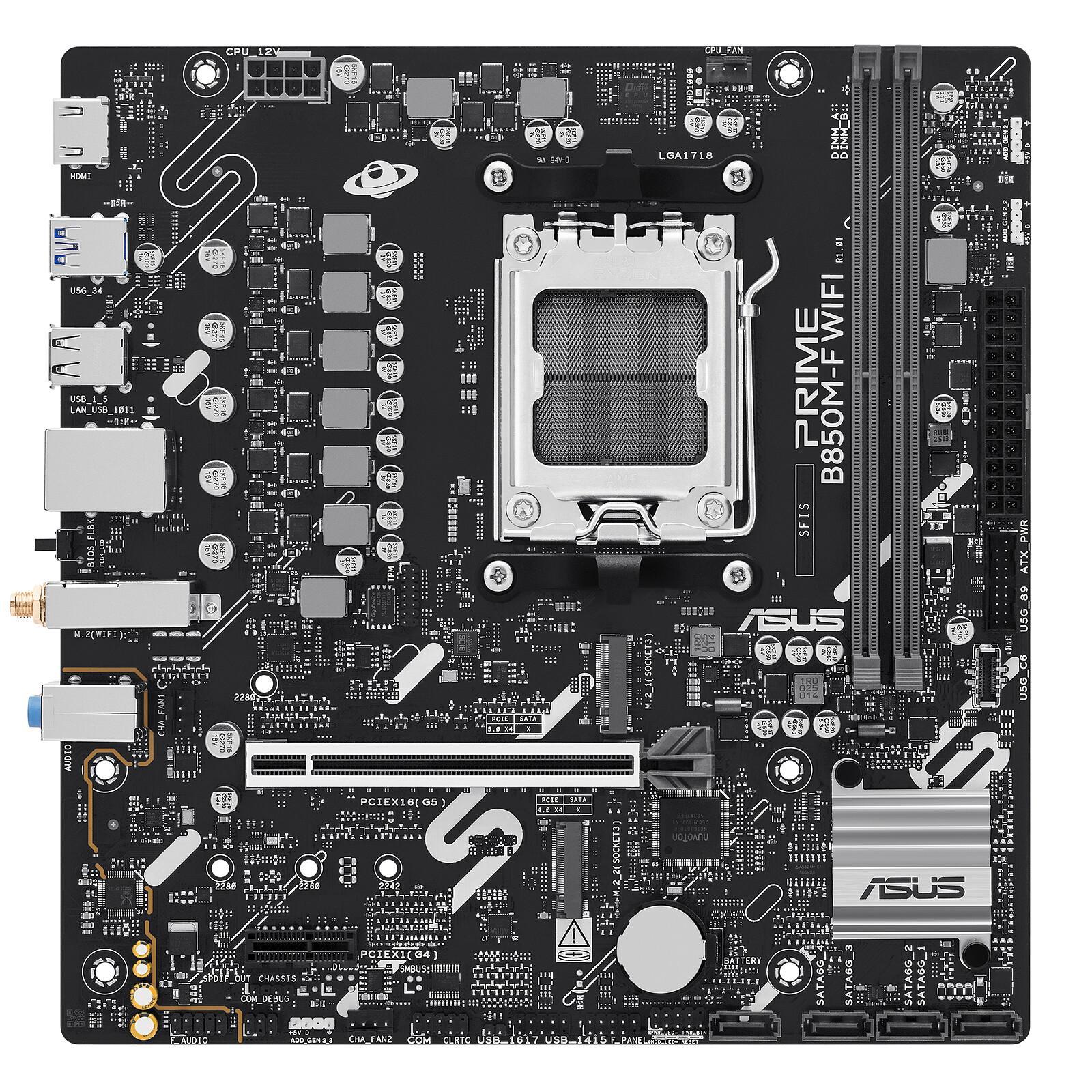 Дънна платка ASUS PRIME B850M-F WIFI socket AM5