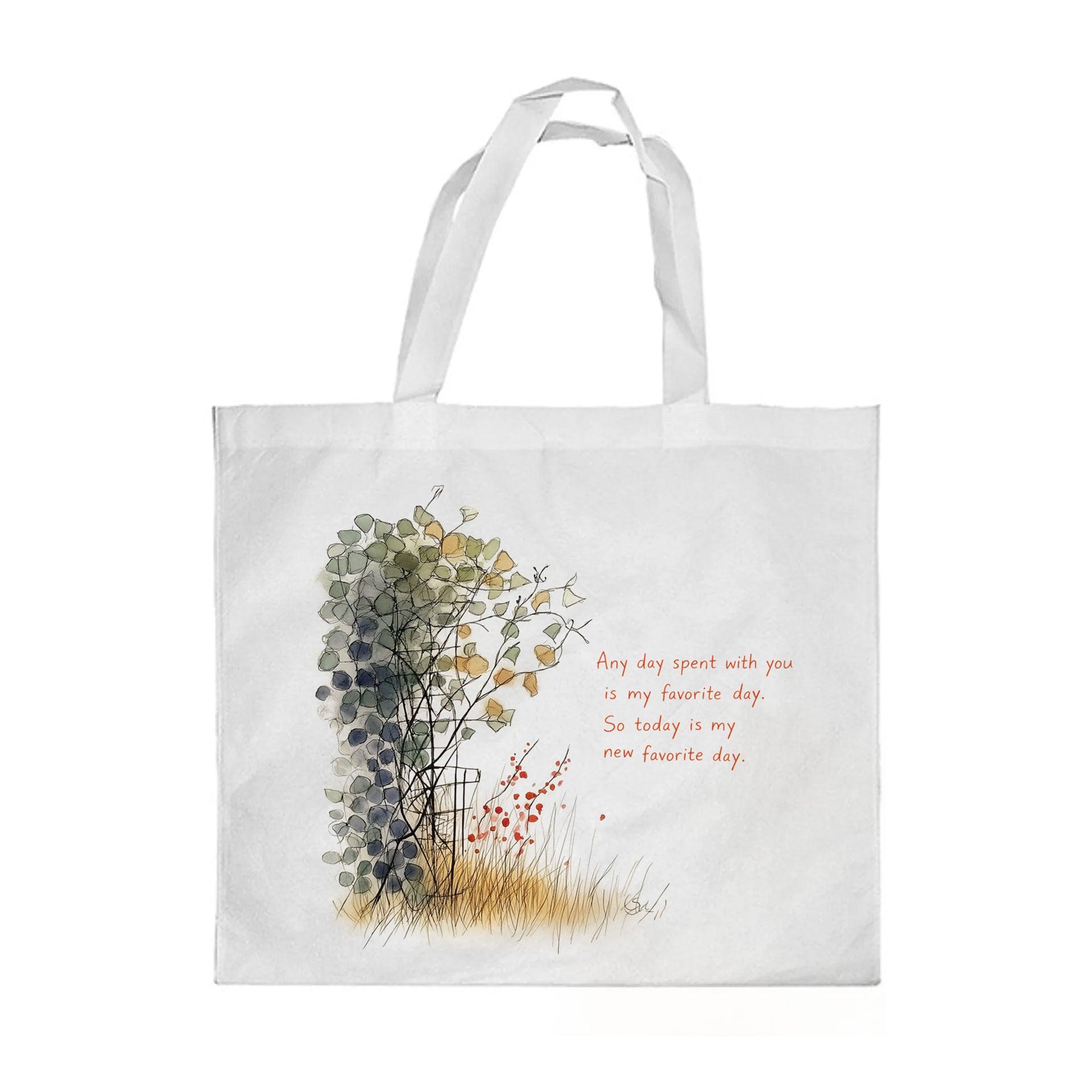 Gift&Go Торбичка Emotion - Any day, полиестерна, 38 х 39 cm, бяла | JAR Computers Gift&Go Торбичка Emotion - Any day, полиестерна, 38 х 39 cm, бяла