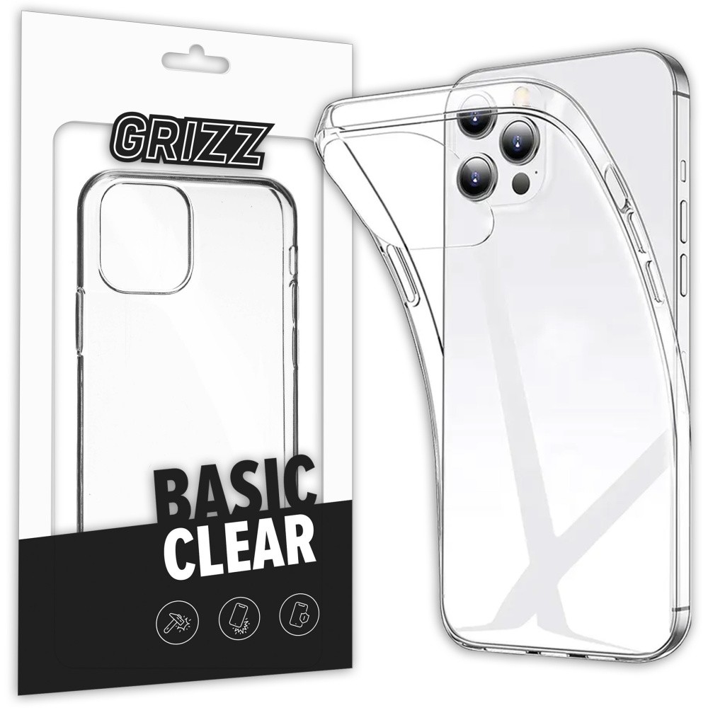 GrizzGlass BasicClear TPU Case - силиконов (TPU) калъф за iPhone 13 Pro Max (прозрачен) 