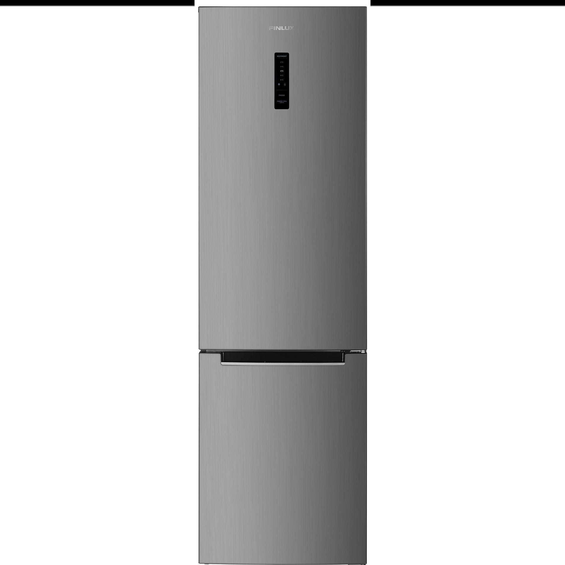 Хладилник с фризер Finlux FBN391DIX , 326 l, E , No Frost , Инокс