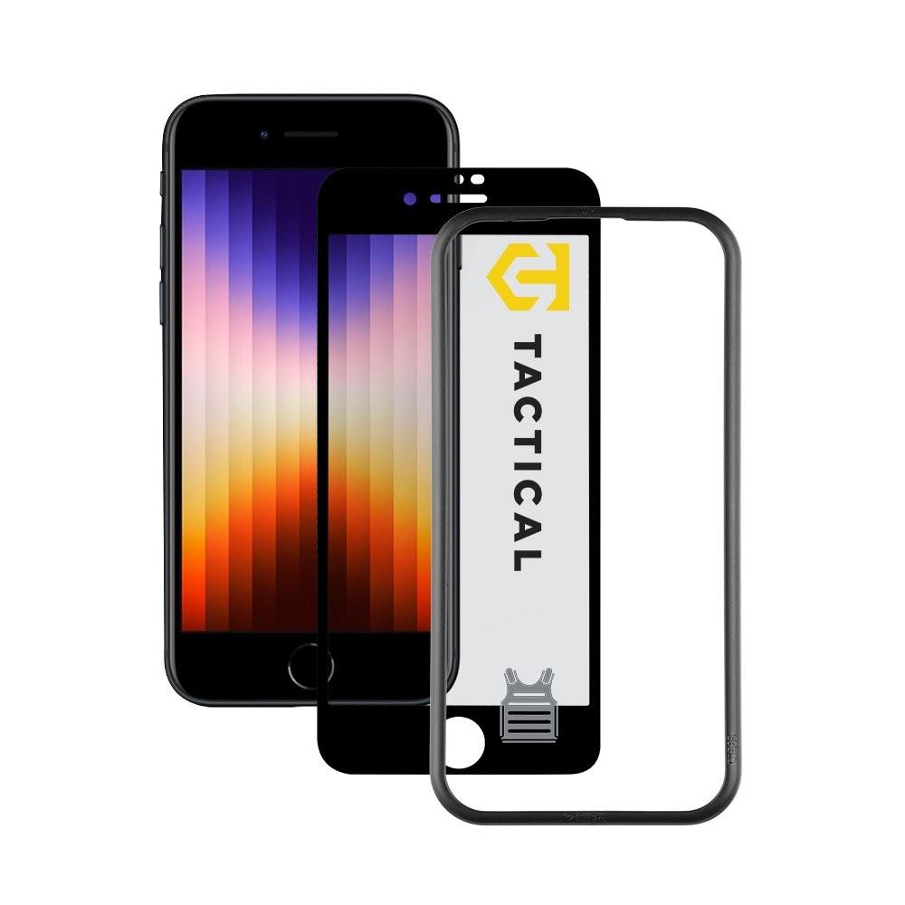 Калено стъклено защитно покритие за дисплея на iPhone SE (2022), iPhone SE (2020), iPhone 8, iPhone 7 - Tactical Impact Armour 5D Glass (прозрачен-черен) | JAR Computers Калено стъклено защитно покритие за дисплея на iPhone SE (2022), iPhone SE (2020), iPhone 8, iPhone 7 - Tactical Impact Armour 5D Glass (прозрачен-черен)